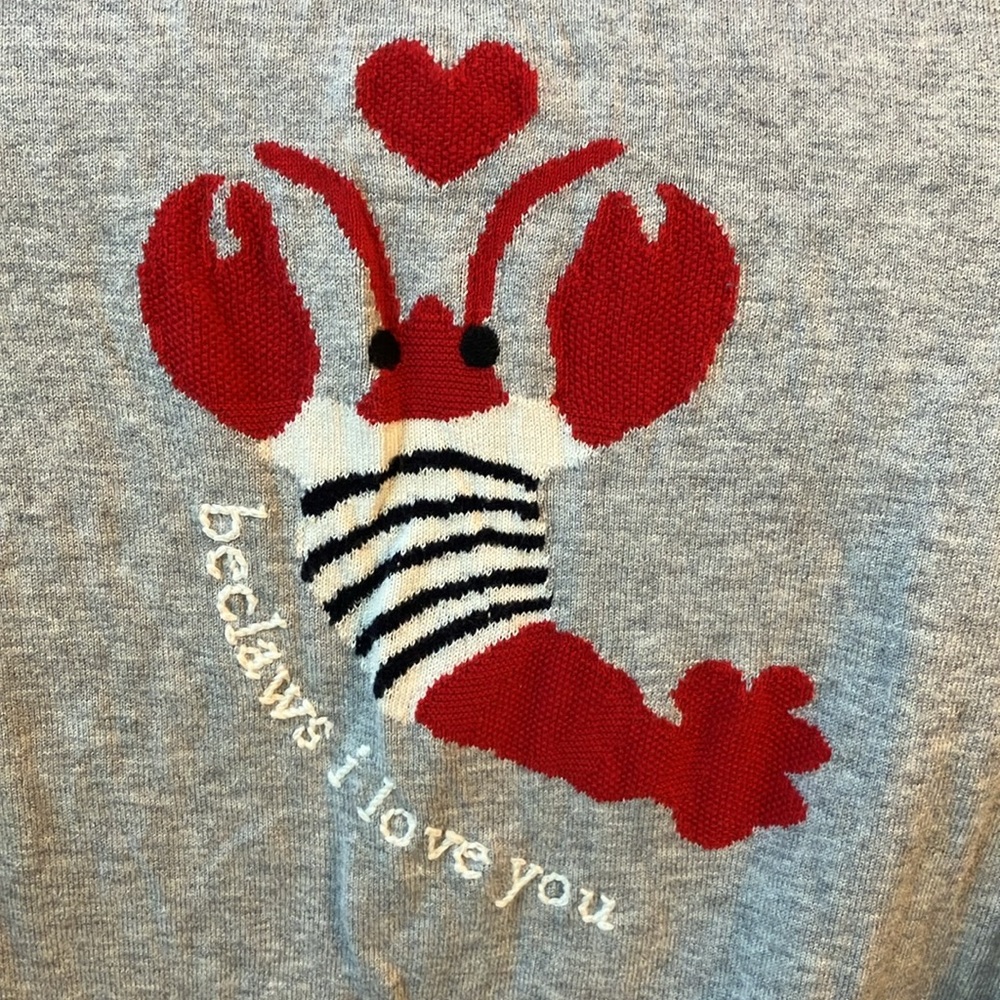 Lobster Love sweater Talbots